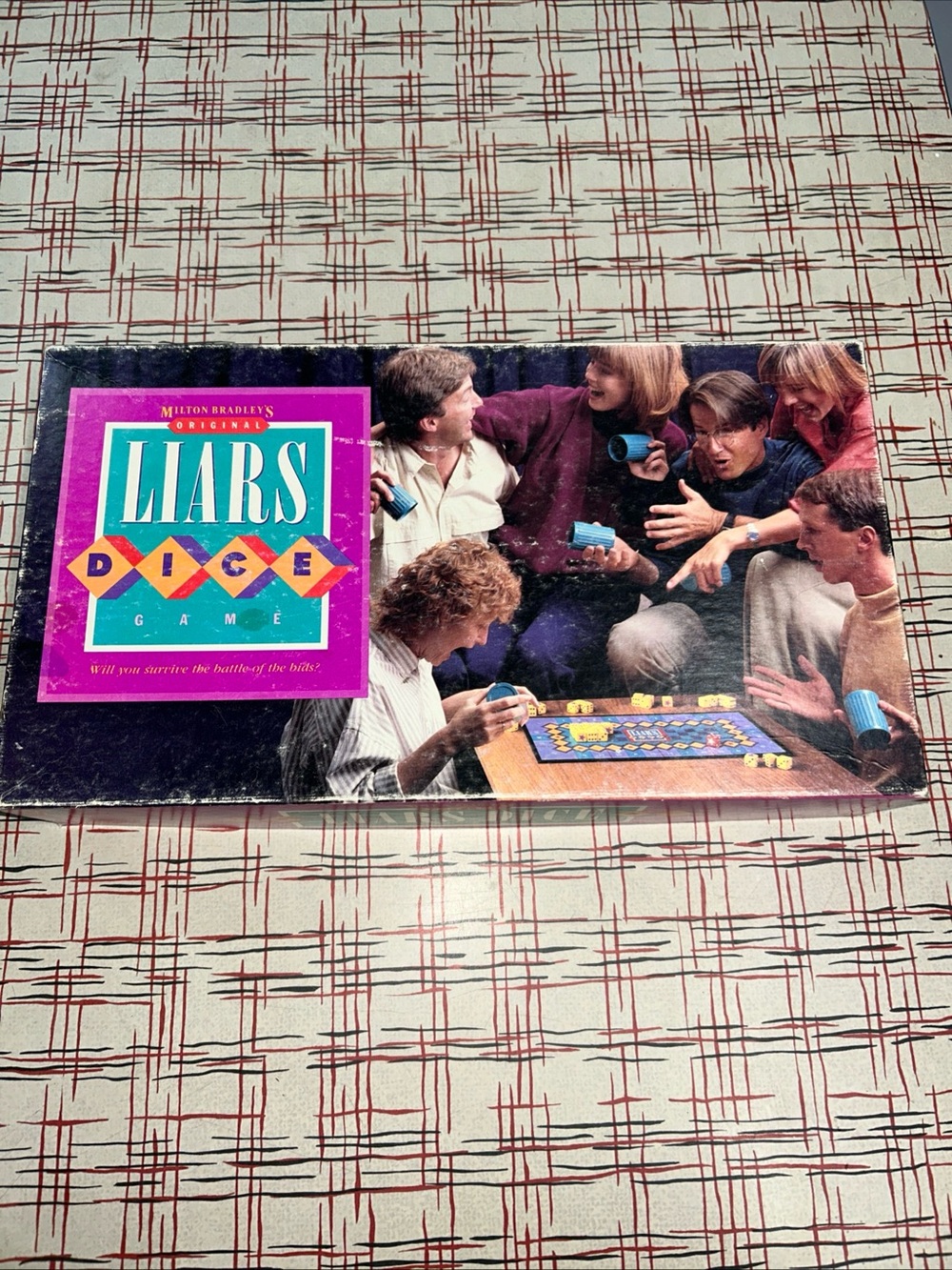 Milton Bradley, Liar's Dice Board Game, 1987, *Complete*